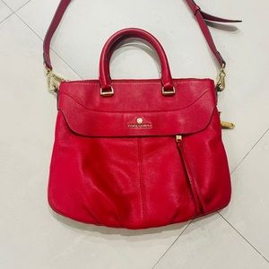 Vince Camuto Leather Red Purse -Expandable